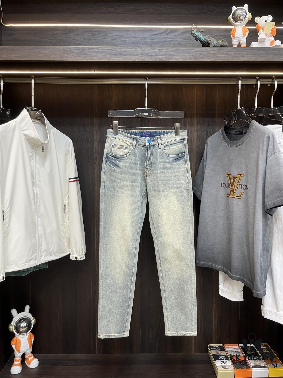 6931a3b0ccd8ab3d7af97f4e Exclusive New Arrival 🔥 Chrome Hearts Style Men's Fashion Casual Jeans, High-End European Design Original Stock Pants, Trendy and Breathable with Superior Comfort and Impeccable Details, Brand-Inspired Design Concept for Premium Quality, Relaxed Tailoring with Excellent Fit