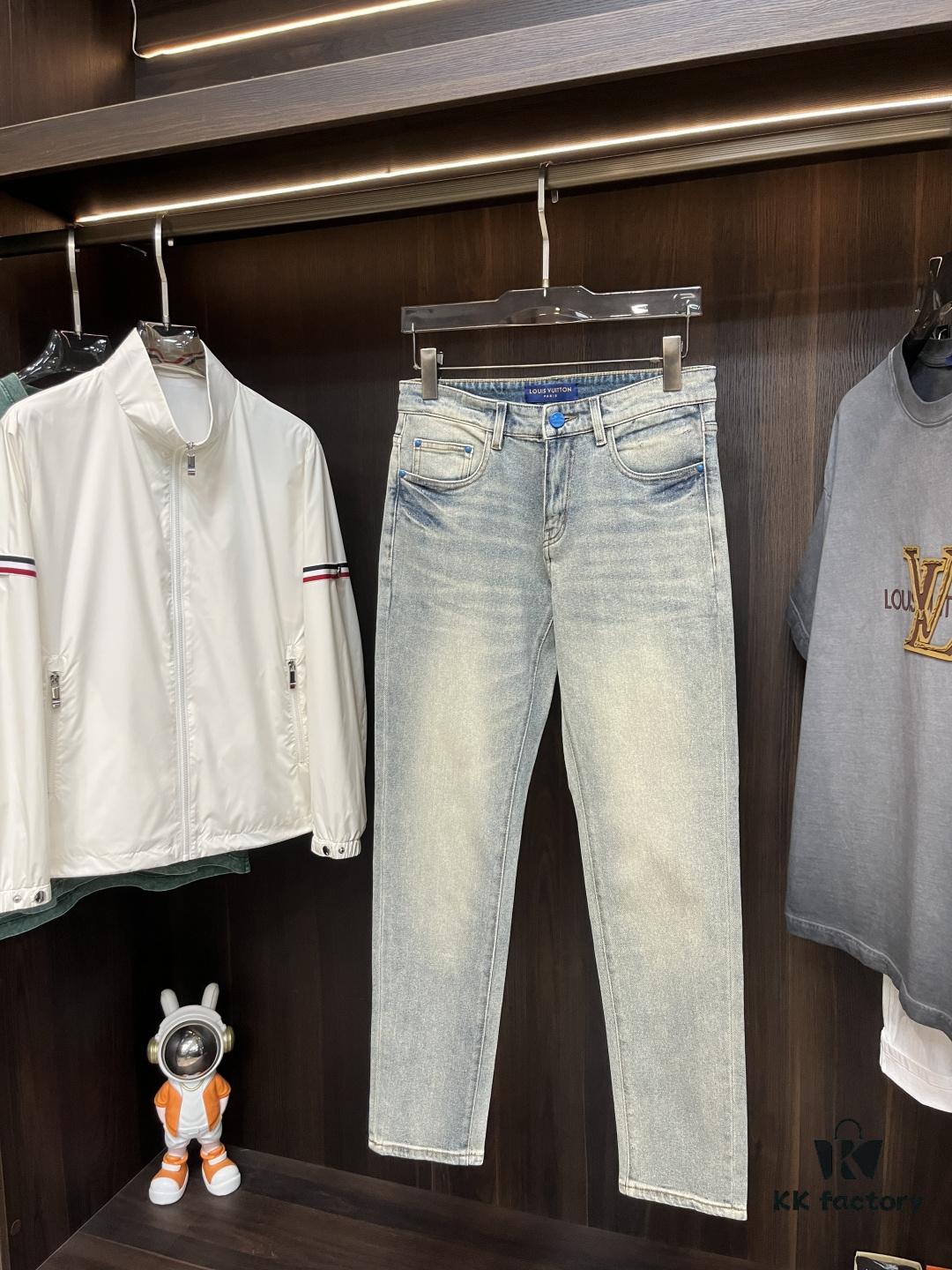 6931a3b0ccd8ab3d7af97f4f Exclusive New Arrival 🔥 Chrome Hearts Style Men's Fashion Casual Jeans, High-End European Design Original Stock Pants, Trendy and Breathable with Superior Comfort and Impeccable Details, Brand-Inspired Design Concept for Premium Quality, Relaxed Tailoring with Excellent Fit