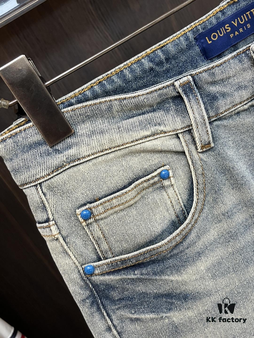 6931a3b0ccd8ab3d7af97f52 Exclusive New Arrival 🔥 Chrome Hearts Style Men's Fashion Casual Jeans, High-End European Design Original Stock Pants, Trendy and Breathable with Superior Comfort and Impeccable Details, Brand-Inspired Design Concept for Premium Quality, Relaxed Tailoring with Excellent Fit