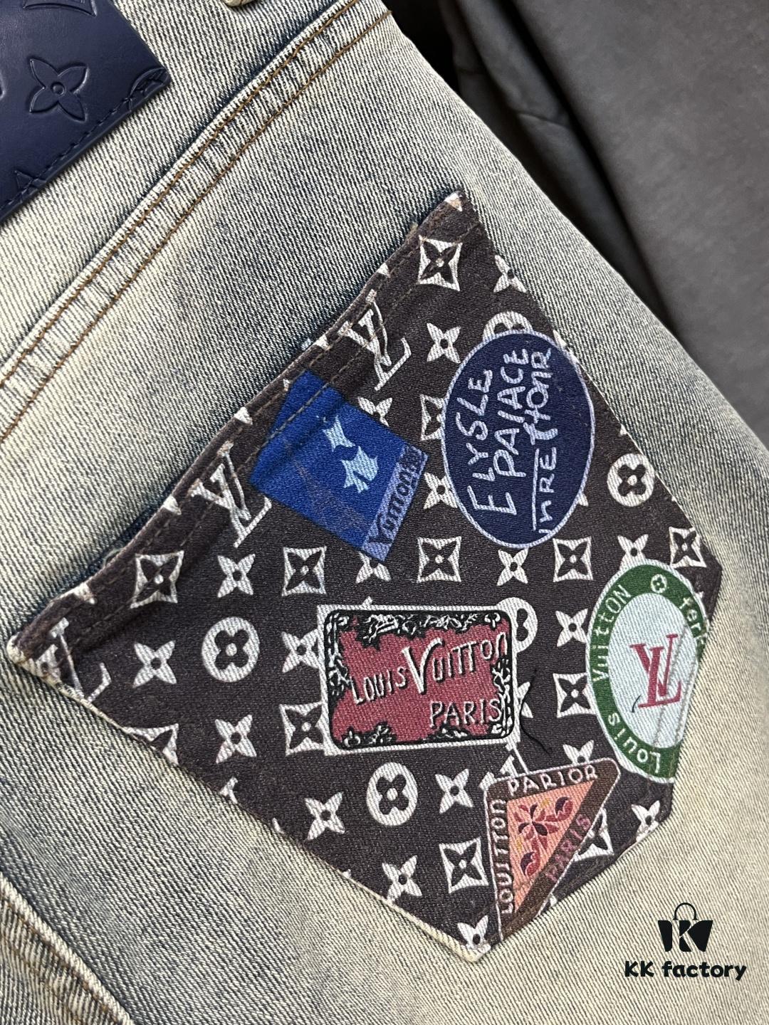 6931a3b0ccd8ab3d7af97f54 Exclusive New Arrival 🔥 Chrome Hearts Style Men's Fashion Casual Jeans, High-End European Design Original Stock Pants, Trendy and Breathable with Superior Comfort and Impeccable Details, Brand-Inspired Design Concept for Premium Quality, Relaxed Tailoring with Excellent Fit
