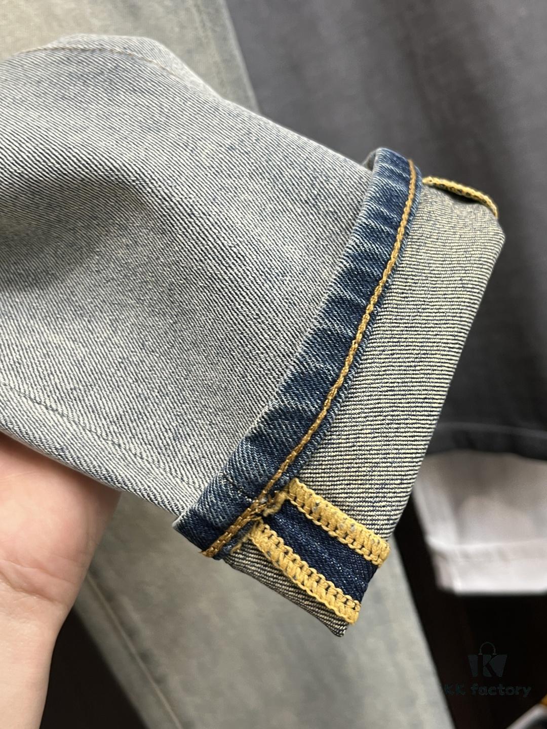 6931a3b0ccd8ab3d7af97f55 Exclusive New Arrival 🔥 Chrome Hearts Style Men's Fashion Casual Jeans, High-End European Design Original Stock Pants, Trendy and Breathable with Superior Comfort and Impeccable Details, Brand-Inspired Design Concept for Premium Quality, Relaxed Tailoring with Excellent Fit