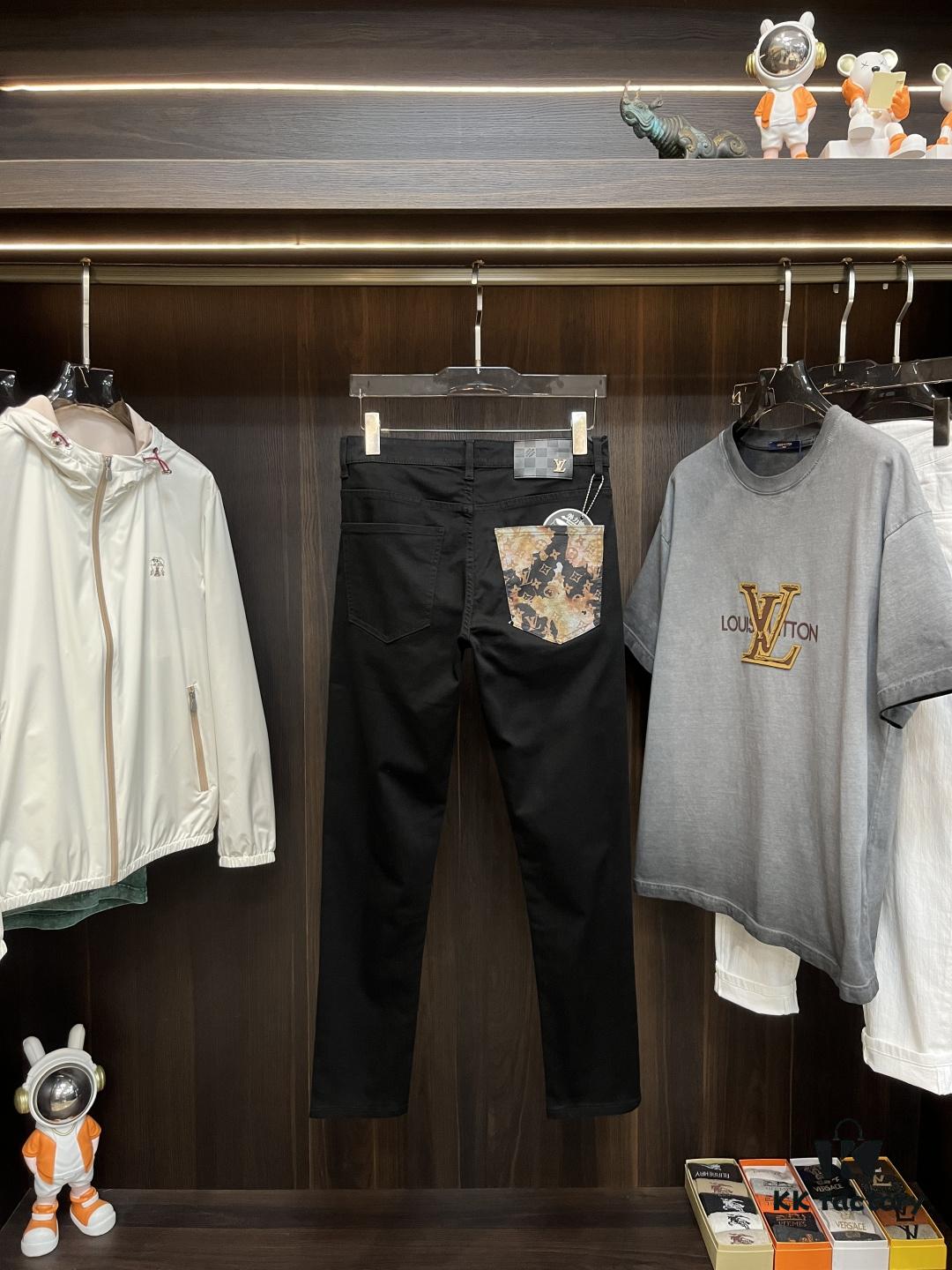 6931a3b4ccd8ab3d7af97f8f Exclusive New Arrival🔥 Chrome Hearts Style Men's Fashion Casual Jeans, High-End European Design Original Stock Pants, Trendy and Comfortable, Breathable Fabric with Impeccable Details, Brand-Inspired Design Concept Showcasing Premium Quality, Relaxed Cut with Excellent Fit