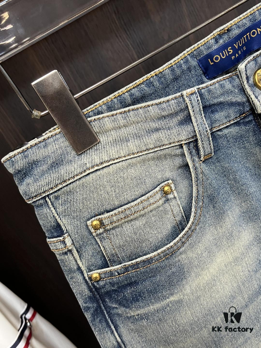 6931a3b5ccd8ab3d7af97f9a Exclusive New Arrival Crocodile Heart Men's Fashion Casual Jeans, High-End European Style Original Stock Pants, Trendy and Comfortable with Superior Craftsmanship