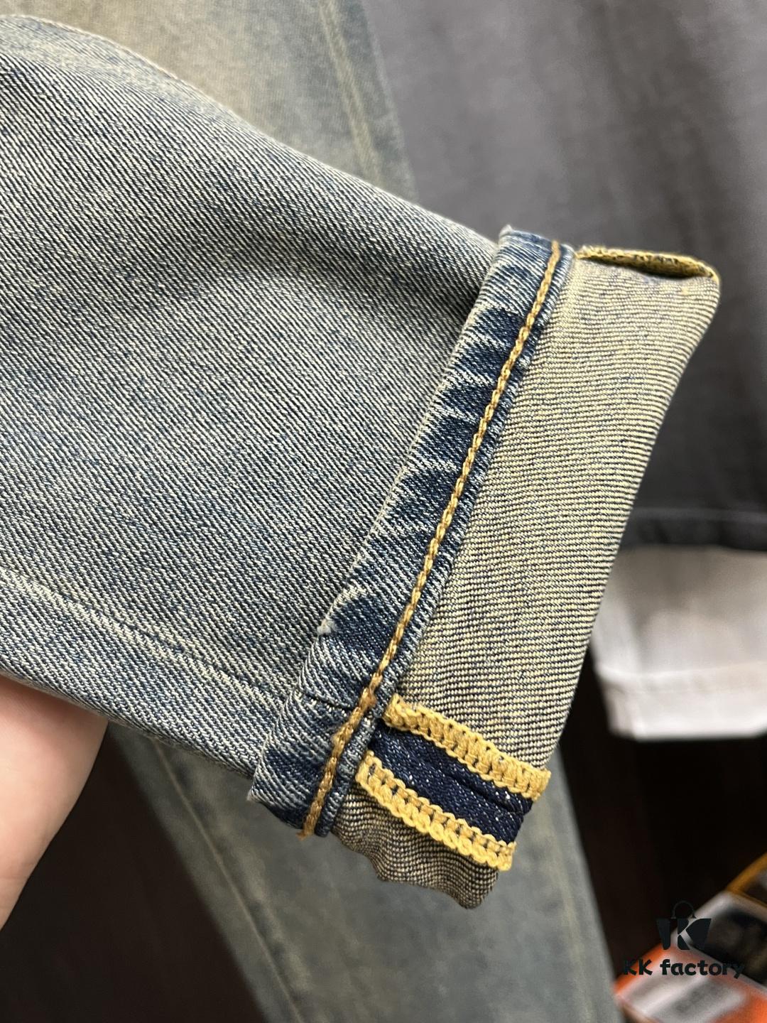 6931a3b5ccd8ab3d7af97f9d Exclusive New Arrival Crocodile Heart Men's Fashion Casual Jeans, High-End European Style Original Stock Pants, Trendy and Comfortable with Superior Craftsmanship