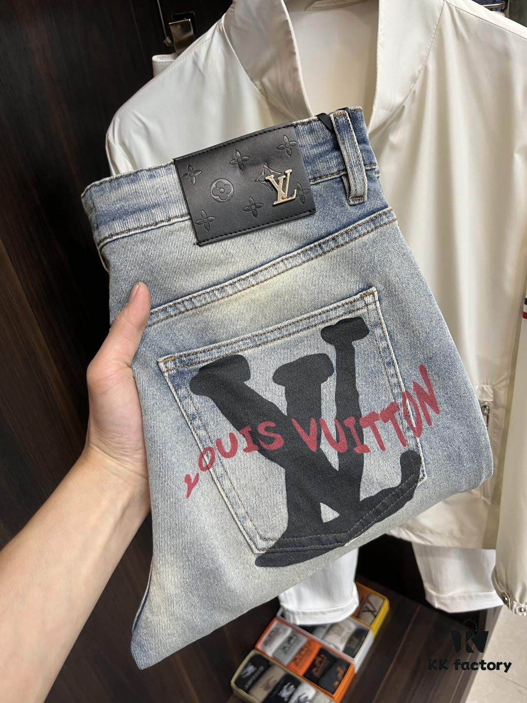 6931a3b9ccd8ab3d7af97fdb Exclusive New Arrival 🔥 Chrome Hearts Style Men's Fashion Casual Jeans, High-End European Design Original Stock Pants, Trendy and Breathable with Superior Comfort and Impeccable Details, Brand-Inspired Concept for Premium Quality, Relaxed Cut with Excellent Fit