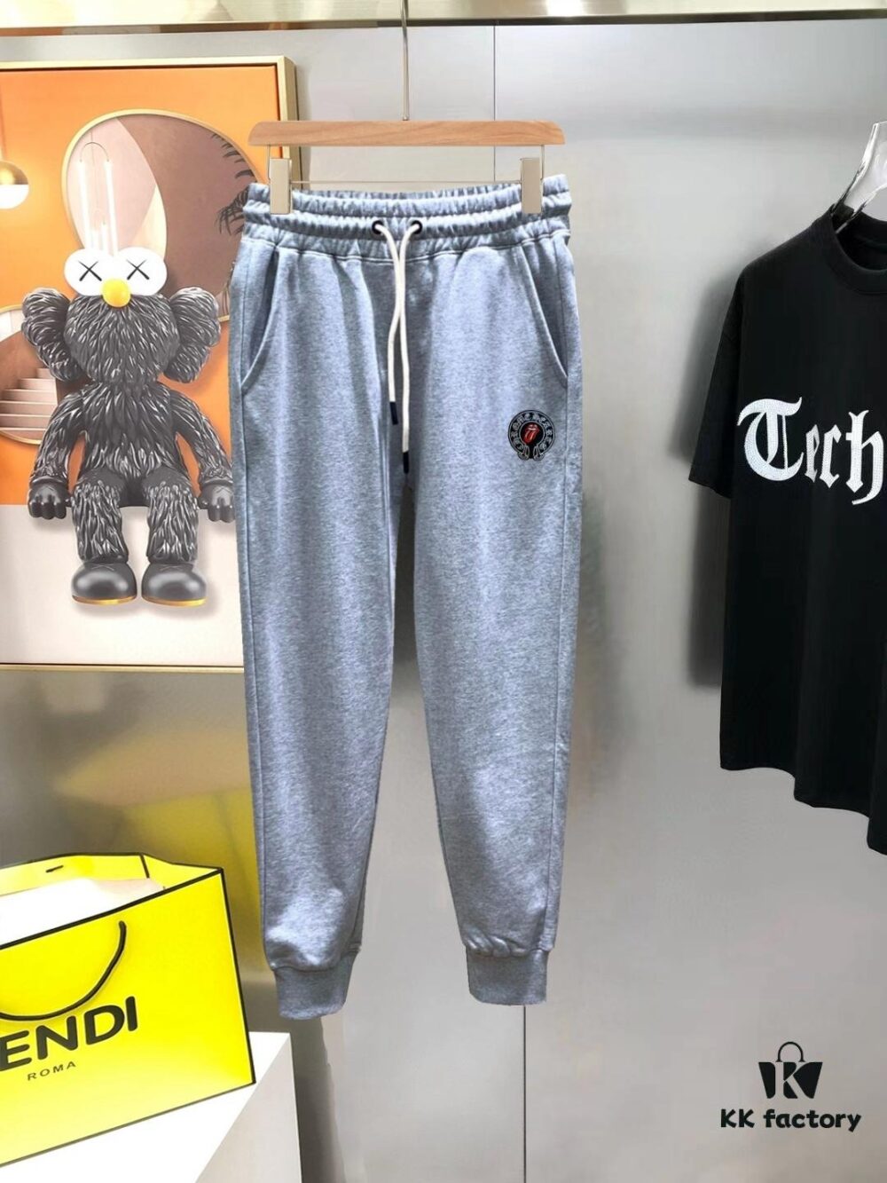 6931a3c4ccd8ab3d7af98008 Chrome Hearts 2025 Spring New Arrival Men's Casual Sweatpants, High-End Custom Original Order, Simple and Stylish Design with Official Logo, 100% Premium Imported Cotton Fabric