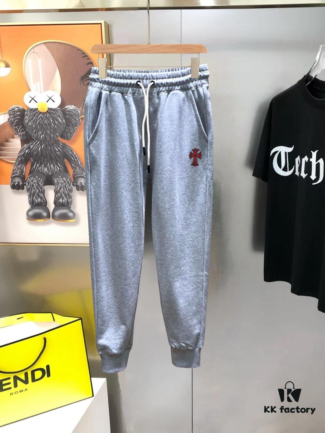 6931a3c5ccd8ab3d7af98013 Chrome Hearts 2025 Spring New Men's Casual Sweatpants - High-End Custom Original Order, Simple and Stylish Unisex Design with Official Logo, 100% Premium Imported Cotton Fabric