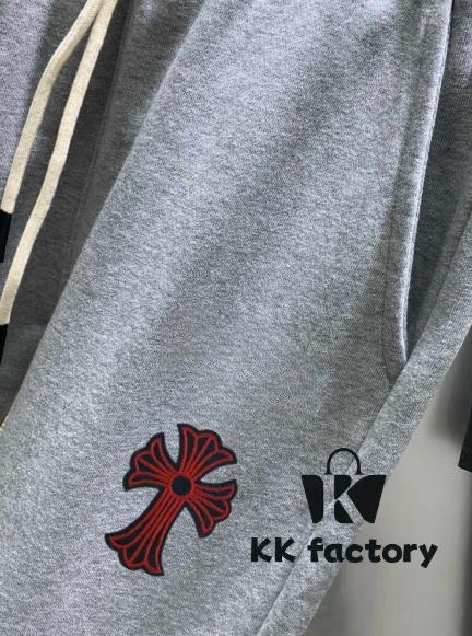 6931a3c5ccd8ab3d7af98016 Chrome Hearts 2025 Spring New Men's Casual Sweatpants - High-End Custom Original Order, Simple and Stylish Unisex Design with Official Logo, 100% Premium Imported Cotton Fabric