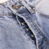 6931a3caccd8ab3d7af9806f Korean Custom & Chrome Hearts Cowhide Patchwork Denim Pants with Large Cross Design