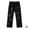 6931a3cbccd8ab3d7af9807d Chrome Hearts Limited Edition Camo Patch Leather Jeans