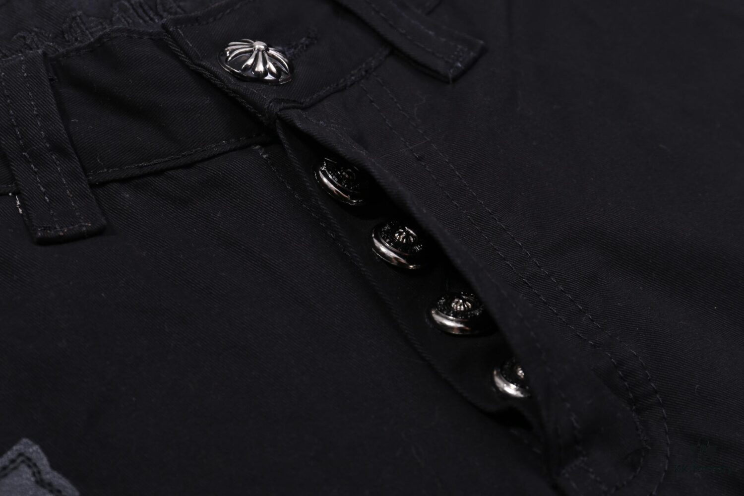 6931a3cbccd8ab3d7af98081 Chrome Hearts Limited Edition Camo Patch Leather Jeans