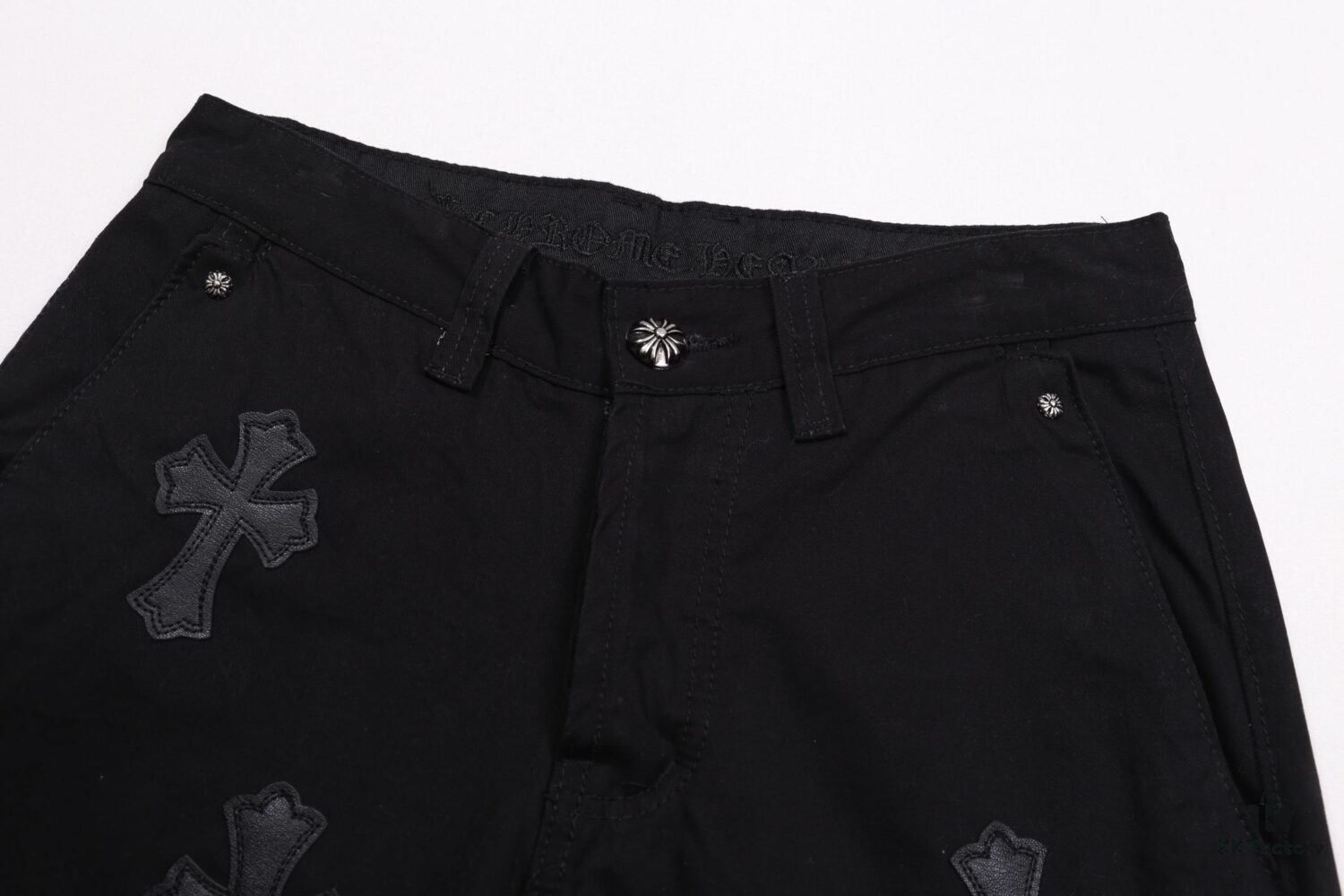 6931a3cbccd8ab3d7af98082 Chrome Hearts Limited Edition Camo Patch Leather Jeans