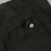 Chrome Hearts & Crocodile Limited Edition Camo Patch Leather Denim Jeans