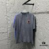 6931a3ccccd8ab3d7af98092 CH* Chrome Hearts* 2025 Spring/Summer New Arrival Distressed Vintage Round-Neck Short-Sleeve T-Shirt with Chest and Back Logo, Horsehoof Print, Custom Fabric Unisex Tee