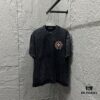 6931a3cdccd8ab3d7af980ac CH* Chrome Hearts* 2025 Spring/Summer New Arrival Distressed Snowflake Wash Vintage Round Neck Short Sleeve T-Shirt with Chest and Back Logo, Horseshoe Print, Custom Fabric Unisex Tee