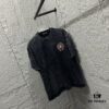 6931a3cdccd8ab3d7af980ad CH* Chrome Hearts* 2025 Spring/Summer New Arrival Distressed Snowflake Wash Vintage Round Neck Short Sleeve T-Shirt with Chest and Back Logo, Horseshoe Print, Custom Fabric Unisex Tee