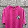6931a3ceccd8ab3d7af980bf CH* Chrome Hearts* 2025 Spring/Summer New Arrival Distressed Snow Wash Vintage Round Neck Short Sleeve T-Shirt with Chest and Back Logo, Front and Back Cross and Horseshoe Print, Custom Fabric Unisex Tee