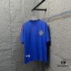 CH* Chrome Hearts* 2025 Spring/Summer New Arrival Distressed Snow Wash Vintage Round Neck Short Sleeve T-Shirt with Chest and Back Logo, Front and Back Cross and Horseshoe Print, Custom Fabric Unisex Tee