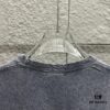 6931a3cfccd8ab3d7af980d5 CH* Chrome Hearts* 2025 Spring/Summer New Arrival Distressed Vintage Round-Neck Short-Sleeve T-Shirt with Front and Back Logo, Cross and Horseshoe Print, Custom Fabric Unisex Tee