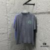 6931a3d2ccd8ab3d7af9810e CH* Chrome Hearts* 2025 Spring/Summer New Arrival Distressed Snowflake Wash Vintage Round Neck Short Sleeve T-Shirt with Chest and Back Logo, Horseshoe Print, Custom Fabric Unisex Tee