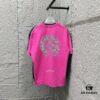 6931a3d3ccd8ab3d7af98117 CH* Chrome Hearts* 2025 Spring/Summer New Arrival Distressed Snowflake Wash Vintage Round Neck Short Sleeve T-Shirt with Chest and Back Logo, Horseshoe Print, Custom Fabric Unisex Tee
