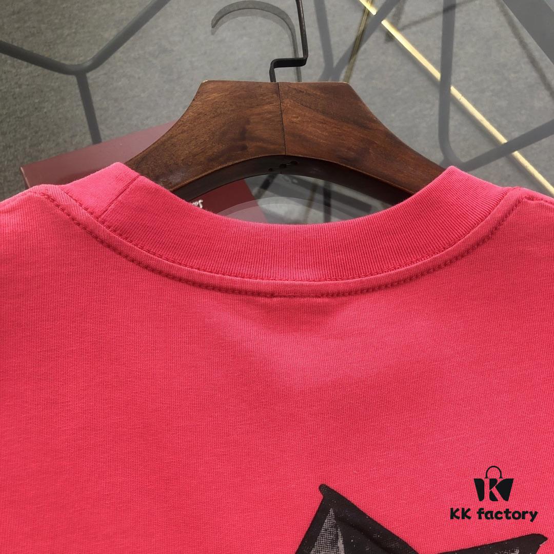 6931a3d4ccd8ab3d7af98138 Chrome Hearts 2025 New Arrival Heavy Washed Embroidered Graffiti Print Short Sleeve T-Shirt △ Original Fabric △ High Version △ High-Quality Influencer and Celebrity Style Unisex Tee