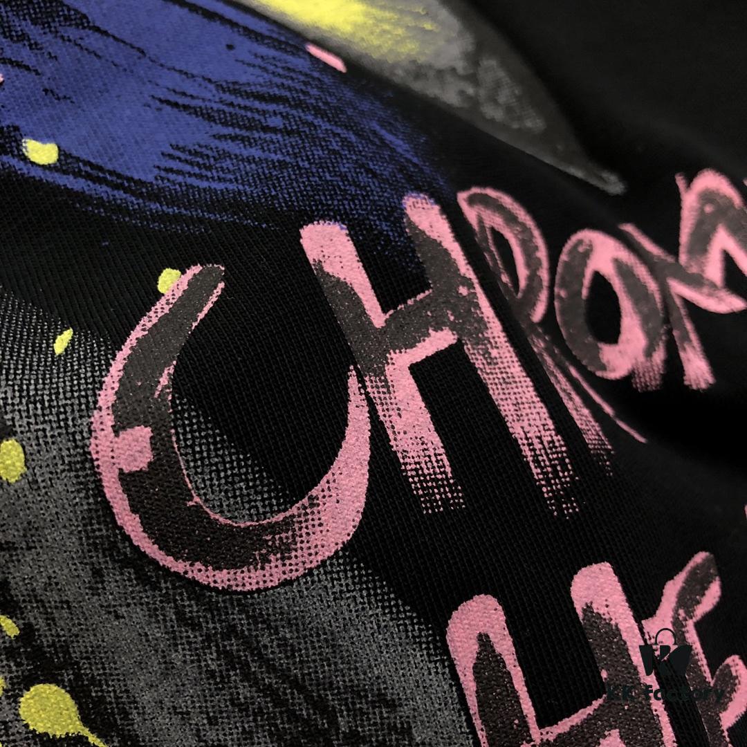 6931a3d6ccd8ab3d7af98152 Chrome Hearts 2025 New Heavy Washed Embroidered Graffiti Print Short Sleeve T-Shirt △ Original Fabric △ High Version △ Premium Quality Influencer & Celebrity Style