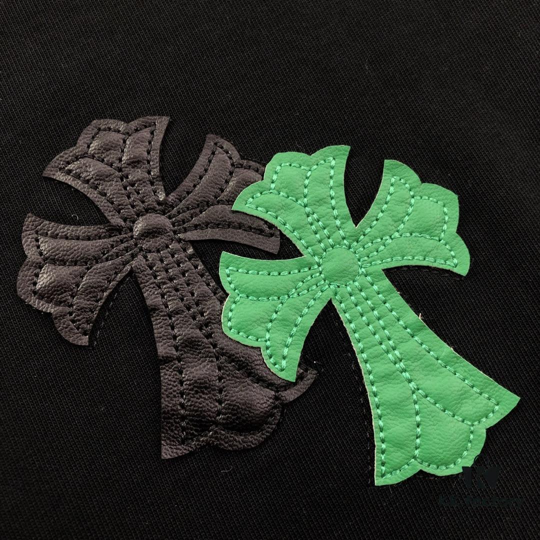 6931a3d7ccd8ab3d7af9816b Chrome Hearts 2025 New Heavy Washed Leather Patch Embroidery Short Sleeve T-Shirt △ Original Fabric △ High Version △ Premium Quality Influencer and Celebrity Style △ 320g Garment-Washed Embroidered Horse Hoof Cross Graffiti Print △ Super Versatile and Stylish △ Full Trims △ Unisex Must-Have Tee
