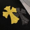 6931a3d7ccd8ab3d7af9816c Chrome Hearts 2025 New Heavy Washed Leather Patch Embroidery Short Sleeve T-Shirt △ Original Fabric △ High Version △ Premium Quality Influencer and Celebrity Style △ 320g Garment-Washed Embroidered Horse Hoof Cross Graffiti Print △ Super Versatile and Stylish △ Full Trims △ Unisex Must-Have Tee