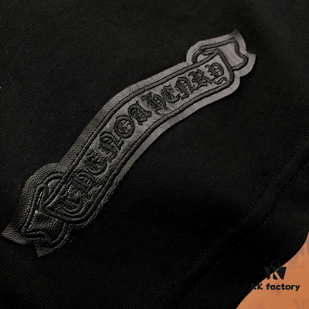 6931a3d7ccd8ab3d7af9816f Chrome Hearts 2025 New Heavy Washed Leather Patch Embroidery Short Sleeve T-Shirt △ Original Fabric △ High Version △ Premium Quality Influencer and Celebrity Style △ 320g Garment-Washed Embroidered Horse Hoof Cross Graffiti Print △ Super Versatile and Stylish △ Full Trims △ Unisex Must-Have Tee