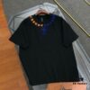 6931a3d9ccd8ab3d7af98194 Chrome Hearts 2025 New Arrival Embroidered Graffiti Print Short Sleeve T-Shirt △ Original Fabric △ High Version △ Premium Quality Influencer & Celebrity Style △ 320g Garment-Washed Embroidered Horse Hoof Cross & Graffiti Design △ Unisex Three-Label Complete Must-Have Basic Tee