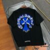 6931a3d9ccd8ab3d7af98195 Chrome Hearts 2025 New Arrival Embroidered Graffiti Print Short Sleeve T-Shirt △ Original Fabric △ High Version △ Premium Quality Influencer & Celebrity Style △ 320g Garment-Washed Embroidered Horse Hoof Cross & Graffiti Design △ Unisex Three-Label Complete Must-Have Basic Tee
