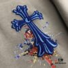 6931a3dcccd8ab3d7af981c4 Chrome Hearts 2025 New Embroidered Graffiti Print Short Sleeve T-Shirt △ Original Fabric △ High Version △ High-Quality Celebrity and Influencer Style 320g Garment Washed Embroidered Horse Hoof Cross Graffiti Craft Horse Hoof Cross Print A Super Versatile and Stylish Short Sleeve Top Complete with Three Labels Unisex Essential for Everyone