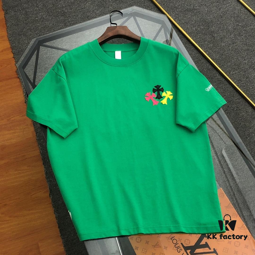 6931a3ddccd8ab3d7af981dc Chrome Hearts 2025 New Arrival Embroidered Graffiti Print Short Sleeve T-Shirt △ Original Fabric △ High Version △ Premium Quality Influencer & Celebrity Style 320g Garment Washed Embroidered Horse Hoof Cross Graffiti Design Extremely Versatile Stylish Unisex Tee Complete with Triple Tags Must-Have for Everyone
