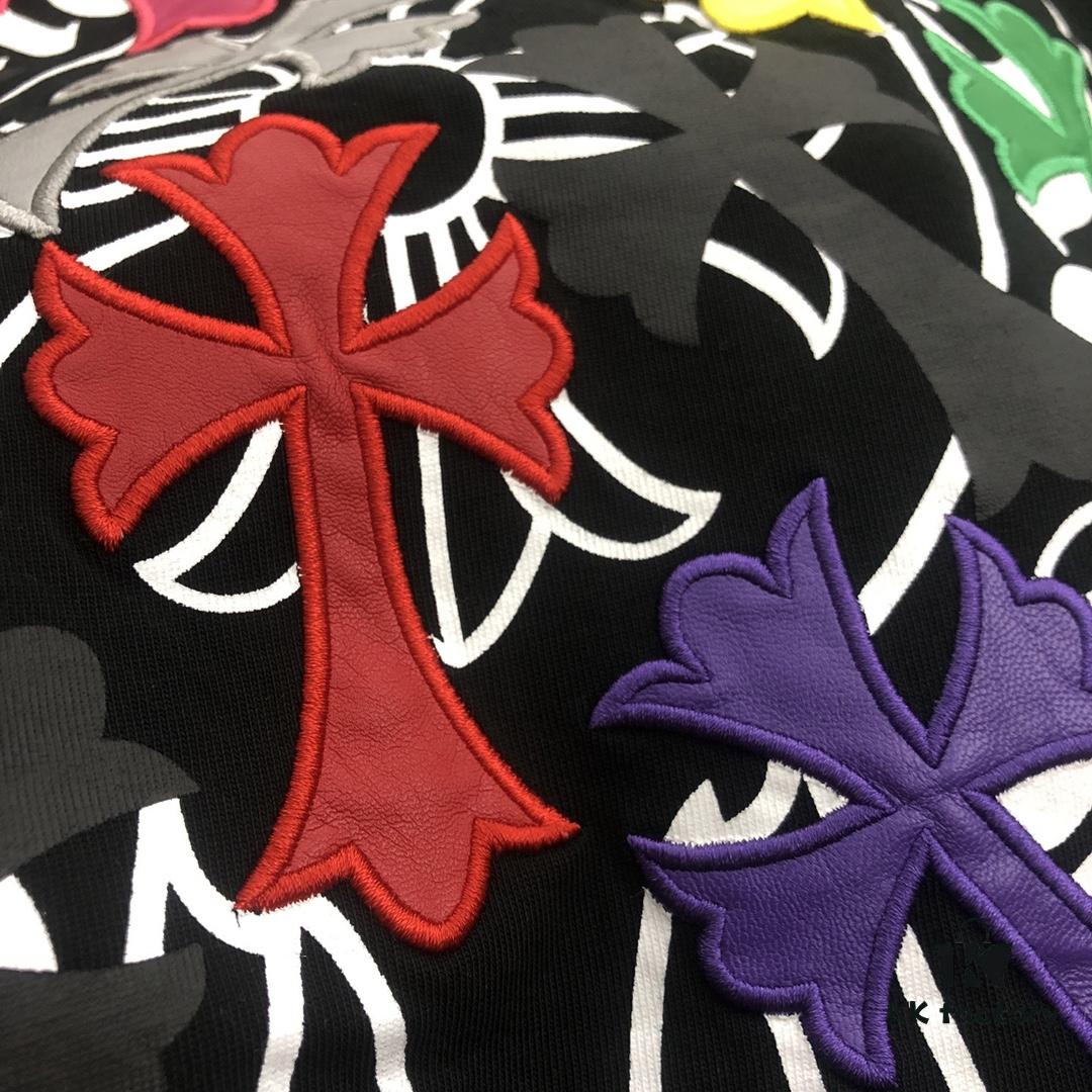 6931a3deccd8ab3d7af981ea Chrome Hearts 2025 New Embroidered Graffiti Print Short Sleeve T-Shirt △ Original Fabric △ High Version △ Premium Quality Influencer & Celebrity Style 320g Garment Washed Embroidered Horse Hoof Cross Graffiti Design Ultra Versatile Stylish Unisex Tee Complete with Triple Tags Essential Wardrobe Staple