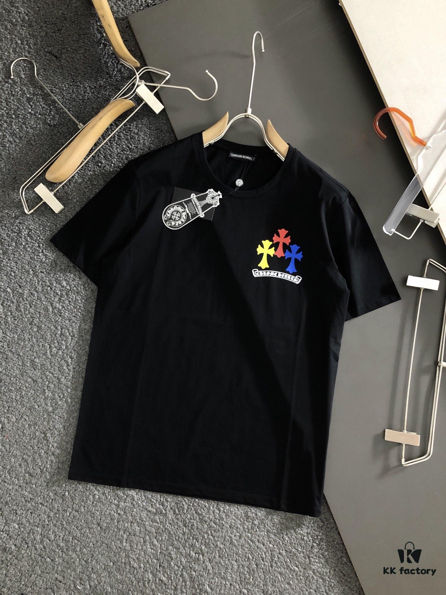 6931a3deccd8ab3d7af981ef Chrome Hearts 2025 Latest Print Short Sleeve T-Shirt, High-Quality Cabinet Original Order, Top-Grade Craftsmanship with Imported Fabric