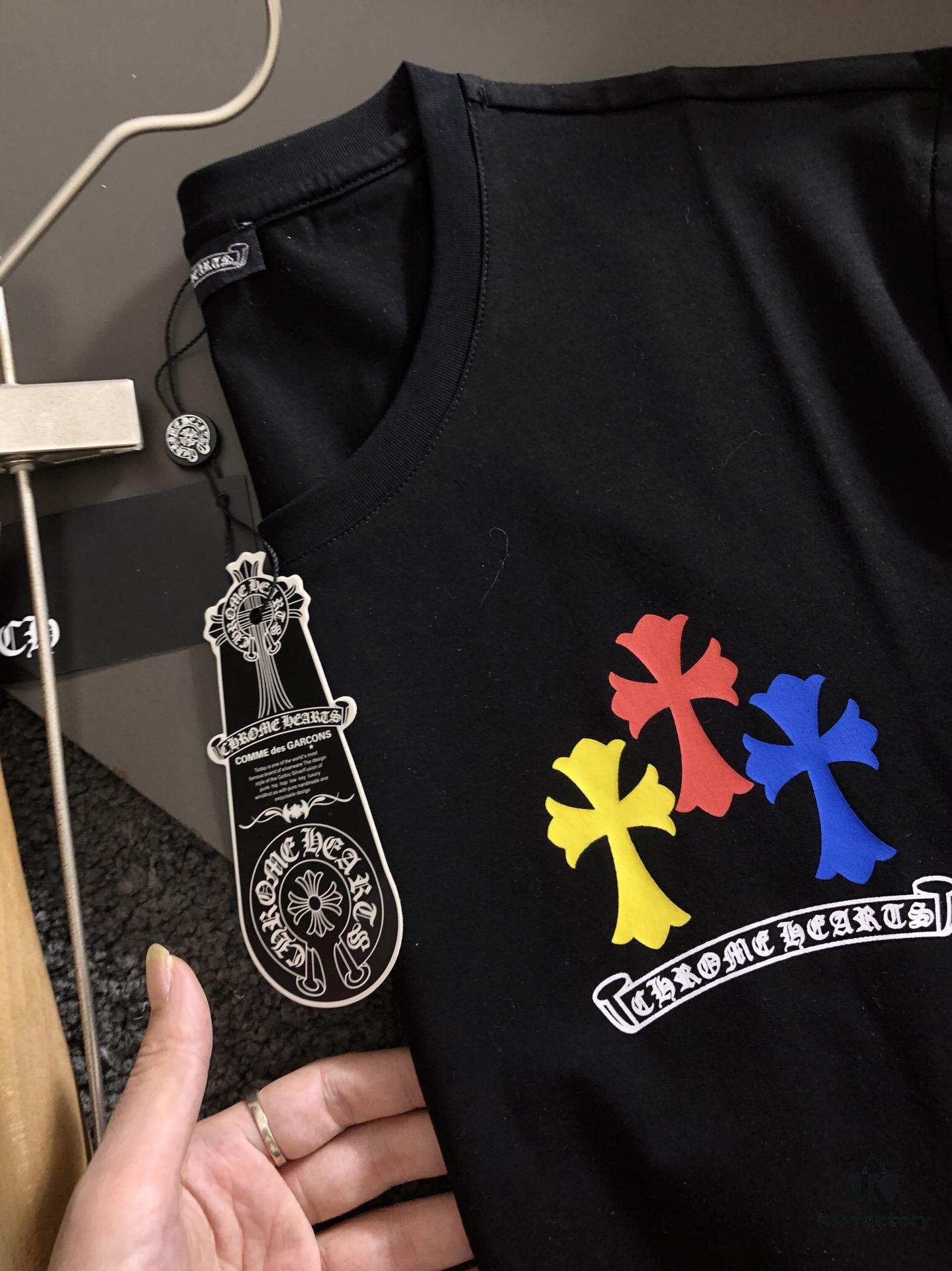 6931a3deccd8ab3d7af981f0 Chrome Hearts 2025 Latest Print Short Sleeve T-Shirt, High-Quality Cabinet Original Order, Top-Grade Craftsmanship with Imported Fabric