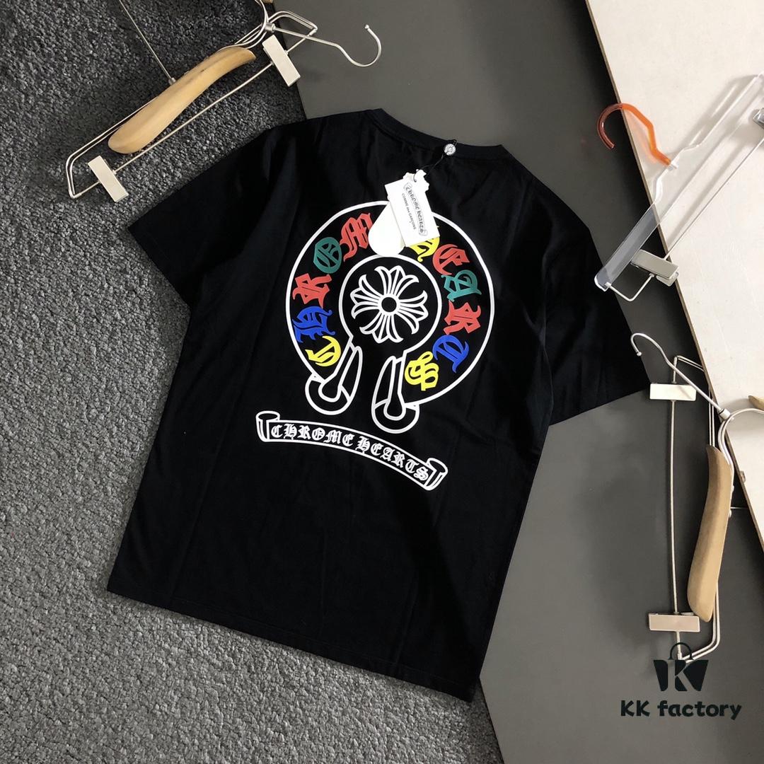 6931a3dfccd8ab3d7af981f4 Chrome Hearts 2025 Latest Print Short Sleeve T-Shirt, High-Quality Cabinet Original Order, Top-Grade Craftsmanship with Imported Fabric