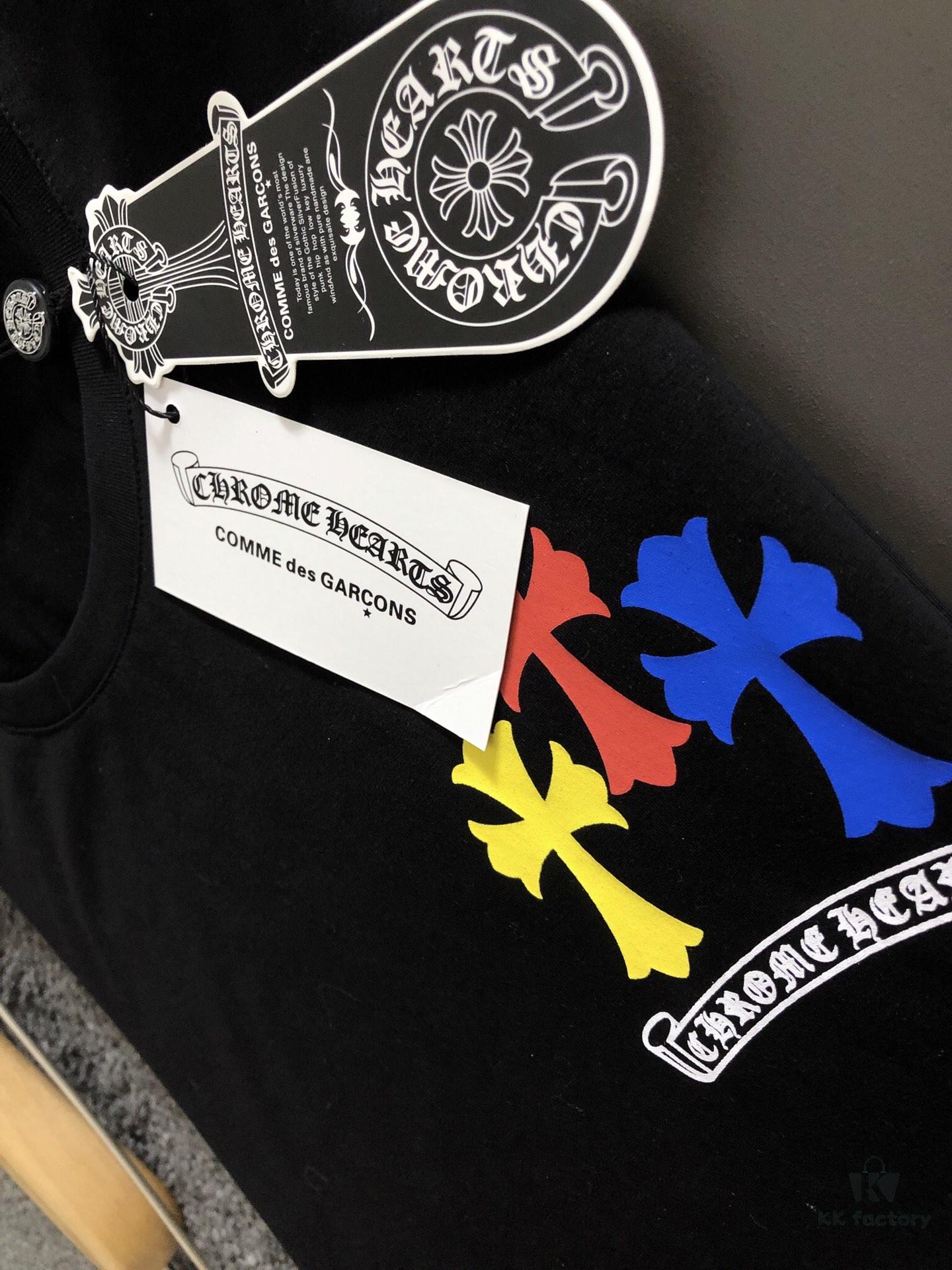 6931a3dfccd8ab3d7af981f6 Chrome Hearts 2025 Latest Print Short Sleeve T-Shirt, High-Quality Cabinet Original Order, Top-Grade Craftsmanship with Imported Fabric