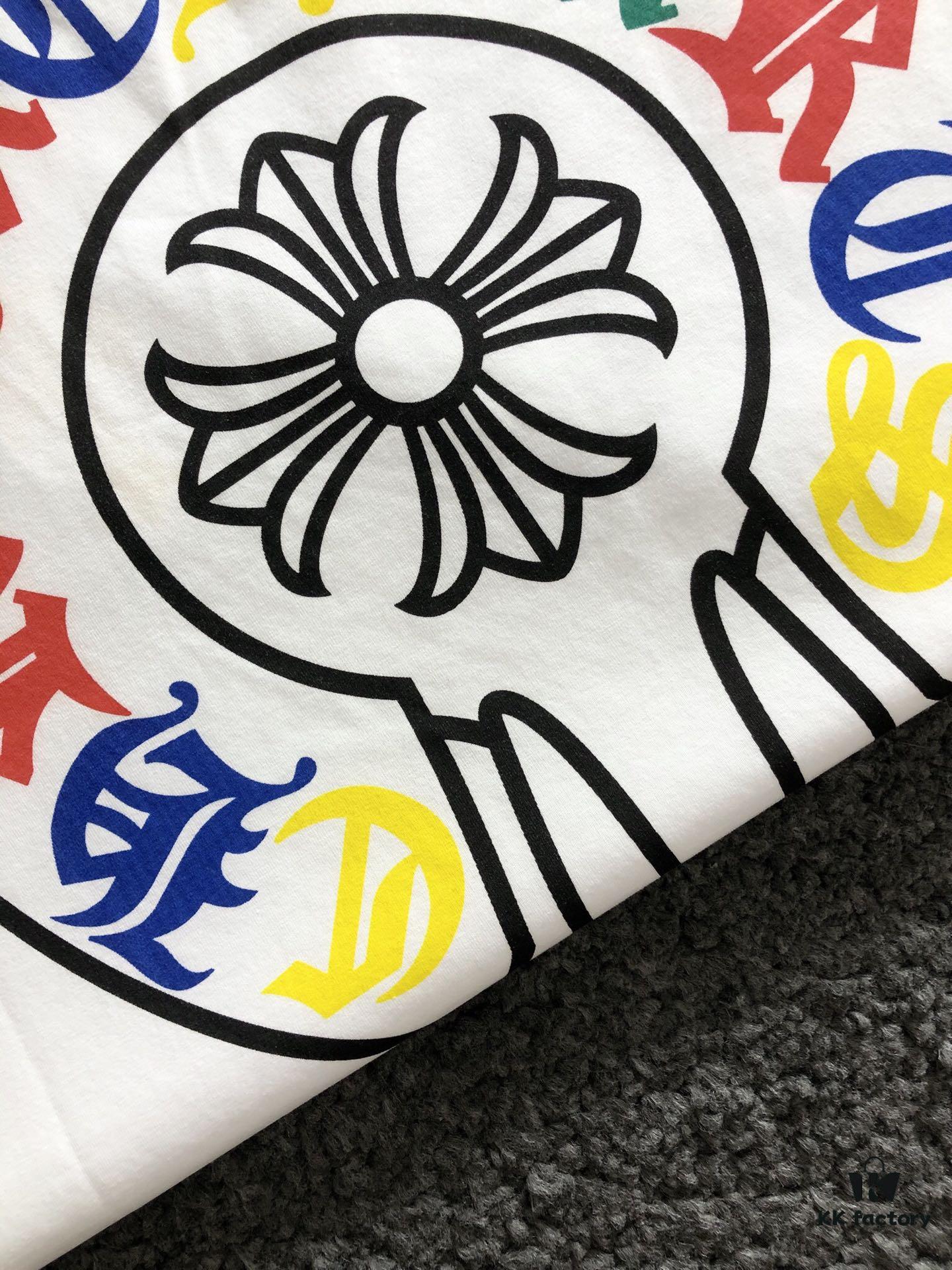 6931a3dfccd8ab3d7af981fd Chrome Hearts 2025 Latest Print Short-Sleeve T-Shirt, High-Quality Cabinet Original Order Tee, Premium Craftsmanship with Imported Fabric