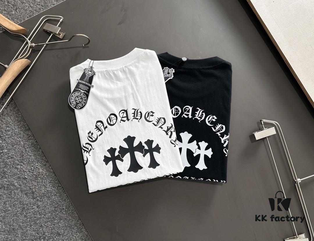 6931a3dfccd8ab3d7af98201 Chrome Hearts 2025 Latest Print Short Sleeve T-Shirt, High-Quality Cabinet Original Order Tee, Premium Craftsmanship with Imported Fabric