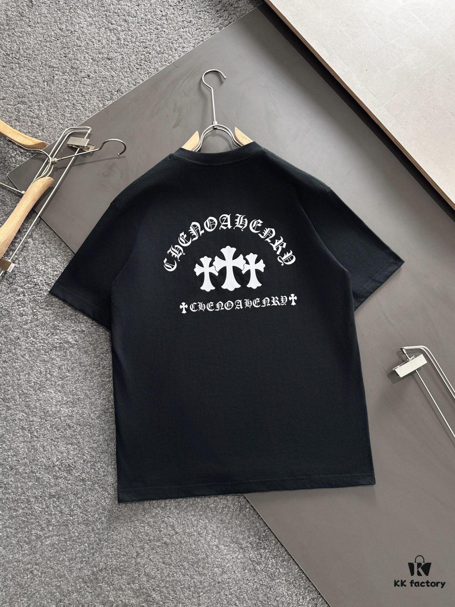 6931a3e0ccd8ab3d7af98208 Chrome Hearts 2025 Latest Print Short Sleeve T-Shirt, High-Quality Cabinet Original Order Tee, Premium Craftsmanship with Imported Fabric
