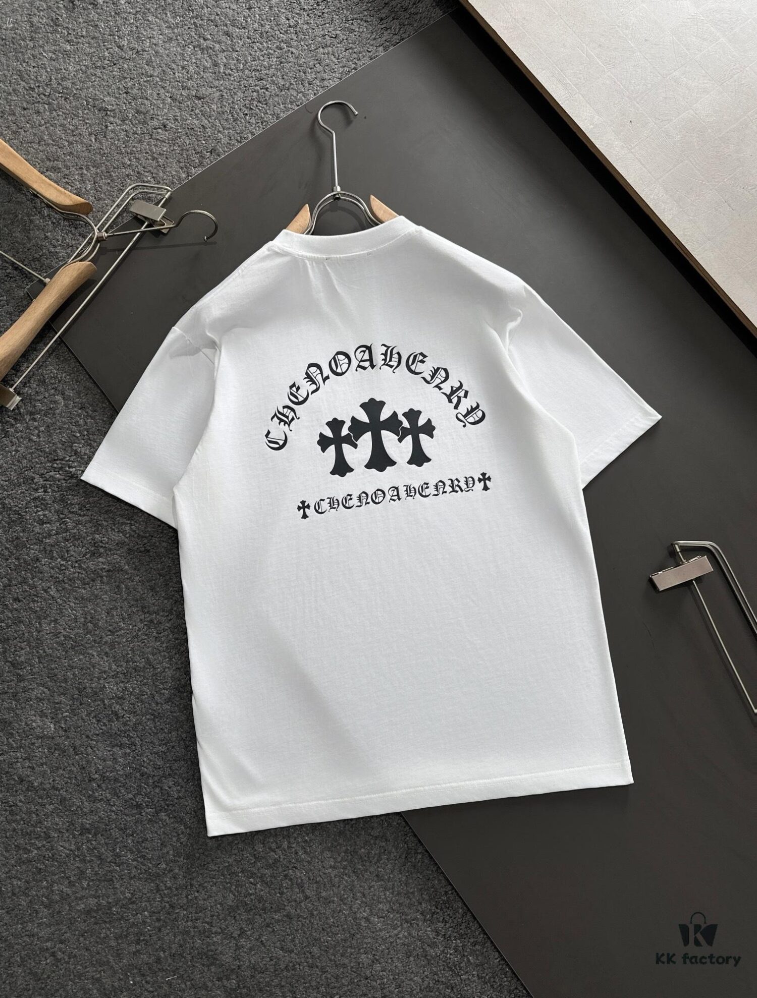 6931a3e0ccd8ab3d7af98211 Chrome Hearts 2025 Newest Print Short Sleeve T-Shirt, High-Quality Cabinet Original Order, Top-Tier Craftsmanship with Imported Fabric