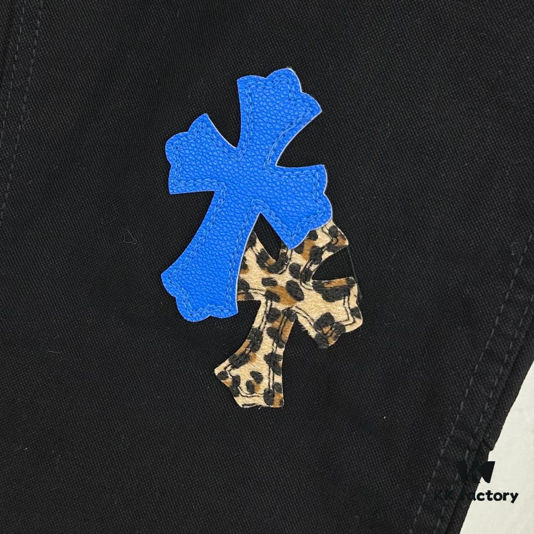 Chrome Hearts | Crocodile Heart Top-Quality Bull Denim F&F Exclusive 1of1 Carhartt Base Blue Patchwork Jeans