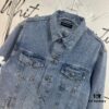 6931a3e3ccd8ab3d7af98246 Chrome Hearts Cross Embroidered Washed Denim Jacket with Sanskrit Design for Couples
