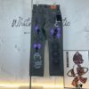 6931a3e5ccd8ab3d7af9826a Chrome Hearts Official Exclusive Graffiti Painted Purple Bull Denim Jeans
