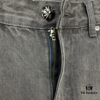 6931a3e5ccd8ab3d7af9826c Chrome Hearts Official Exclusive Graffiti Painted Purple Bull Denim Jeans