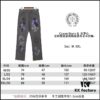 6931a3e5ccd8ab3d7af98271 Chrome Hearts Official Exclusive Graffiti Painted Purple Bull Denim Jeans