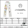 6931a3e6ccd8ab3d7af98283 Chrome Hearts & CH Mattyboy Graffiti Painted Leopard Print Jeans
