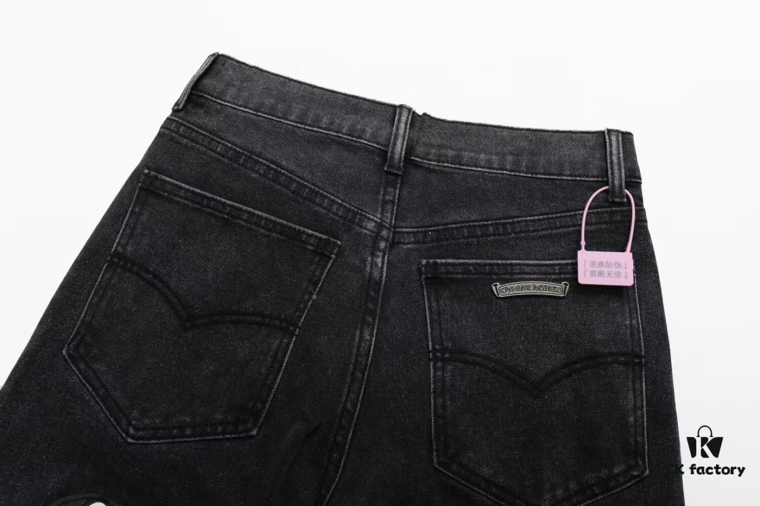 6931a3e7ccd8ab3d7af98289 Chrome Hearts & Cult King Patchwork Leather Skull Face Smiley Black Denim Jeans